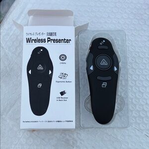 Wireless Presenter with Ergonomic Button